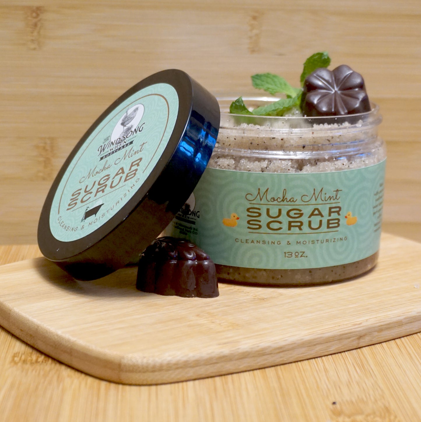 Sugar Scrub - Mocha Mint 13oz.