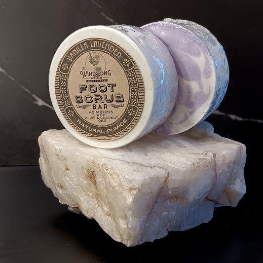 Vanilla Lavender Foot Scrub Bar