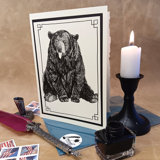 Greeting Card-Get Well Bear