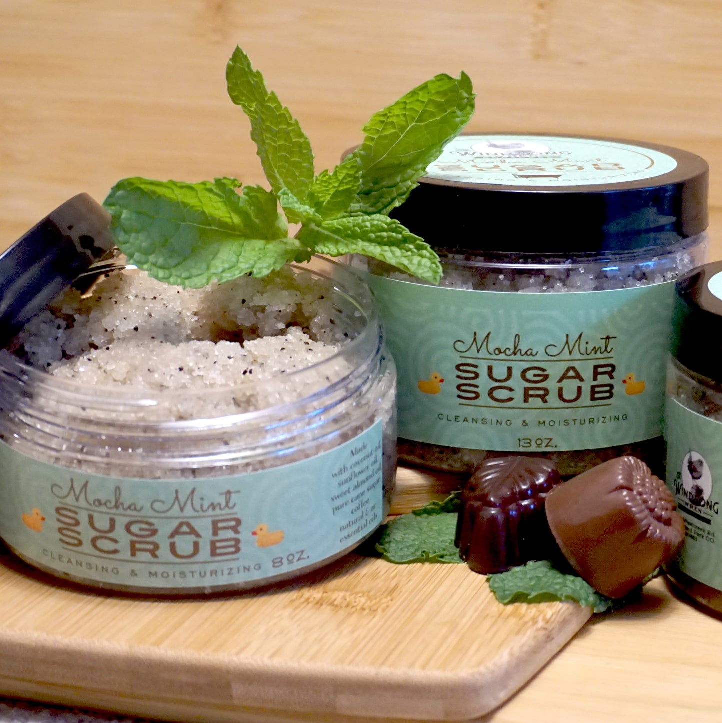 Sugar Scrub -Mocha Mint  8 oz.