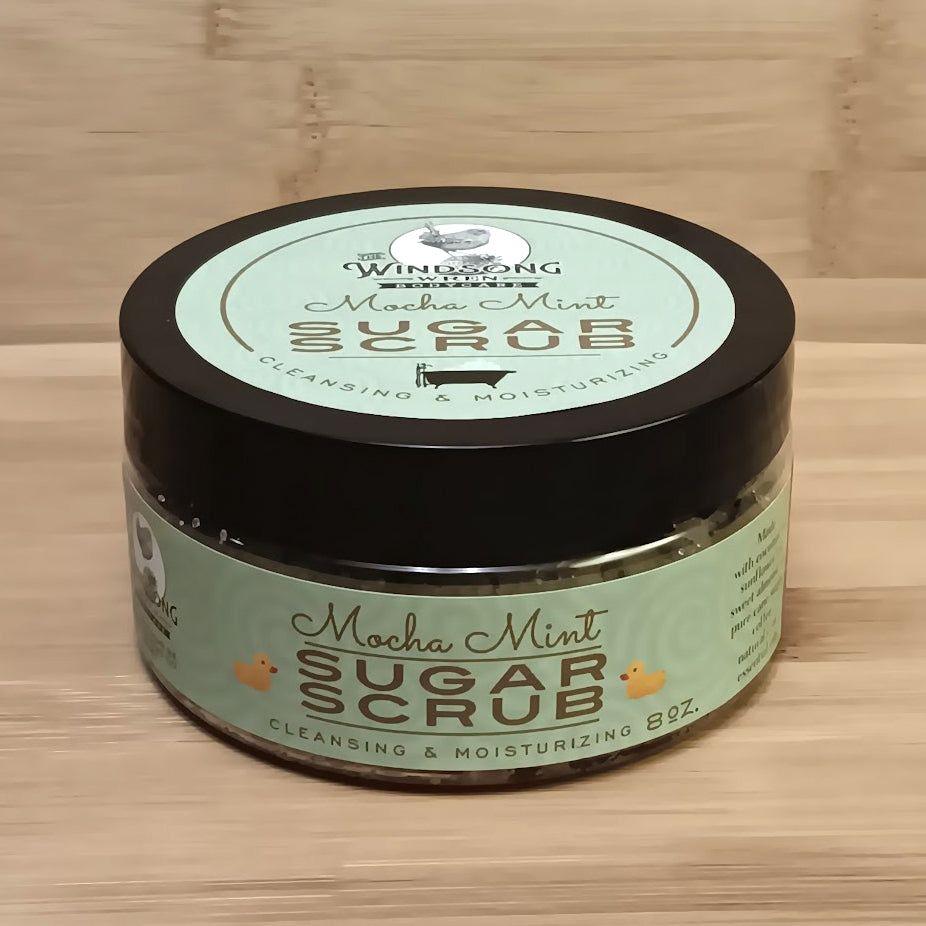 Sugar Scrub -Mocha Mint  8 oz.