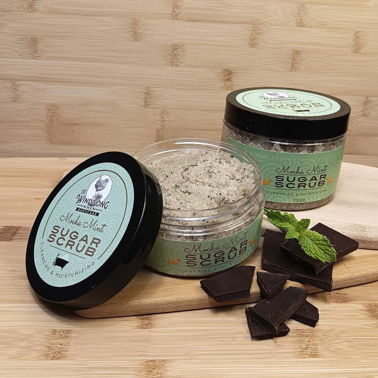 Sugar Scrub - Mocha Mint 13oz.