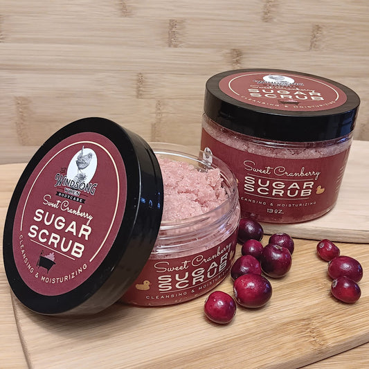 Sugar Scrub- Sweet Cranberry 13 oz.